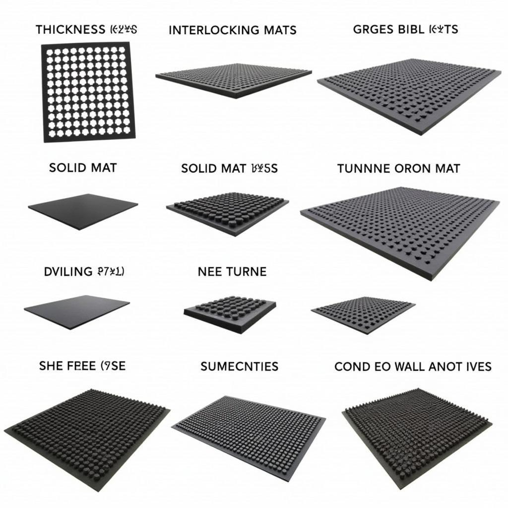 Different Types of Rubber Horse Stall Mats