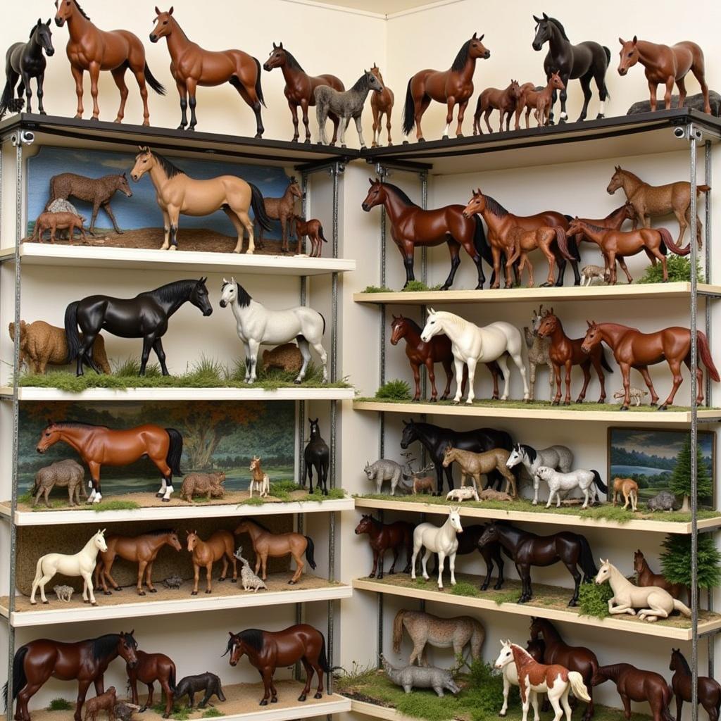 Safari Ltd Horse Collection Display