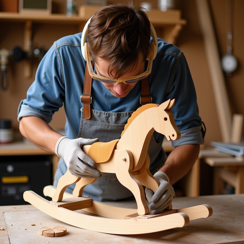 Safe Rocking Horse Construction