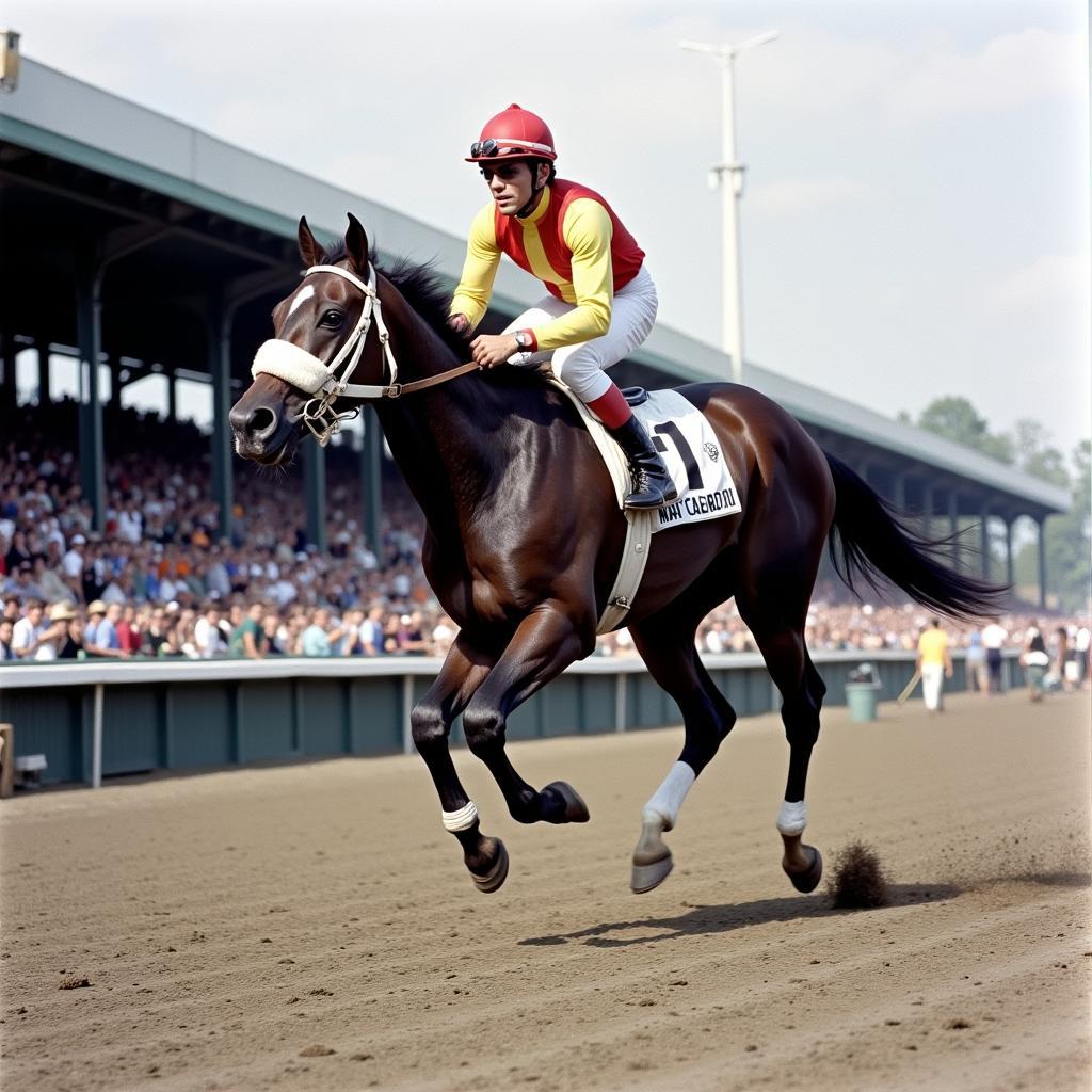 Secretariat Winning the Kentucky Derby