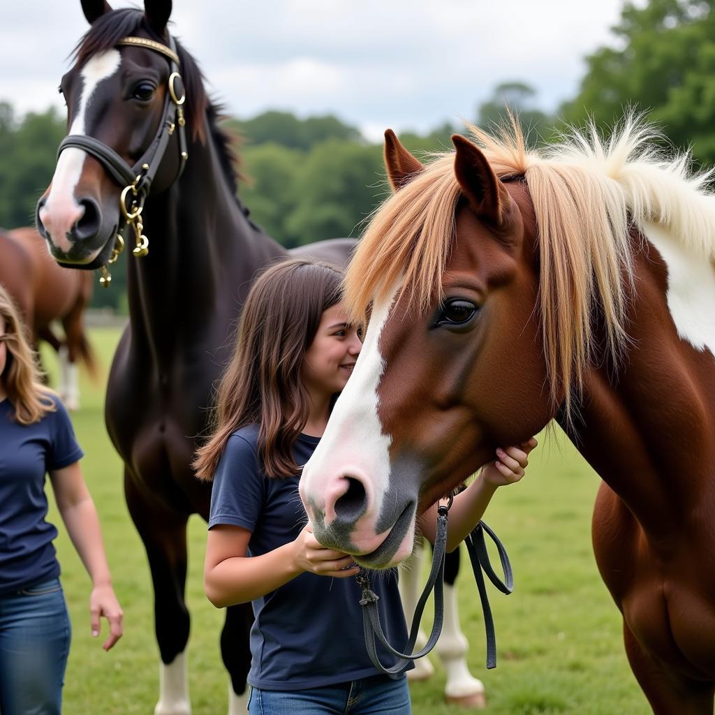 Shire Horse and Clydesdale Temperament