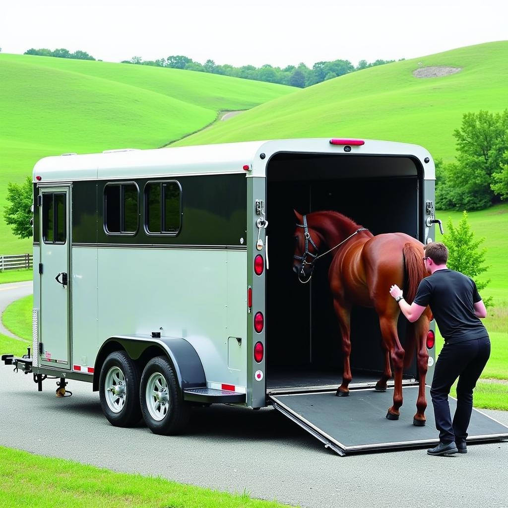 Slant Load Horse Trailer in New Jersey