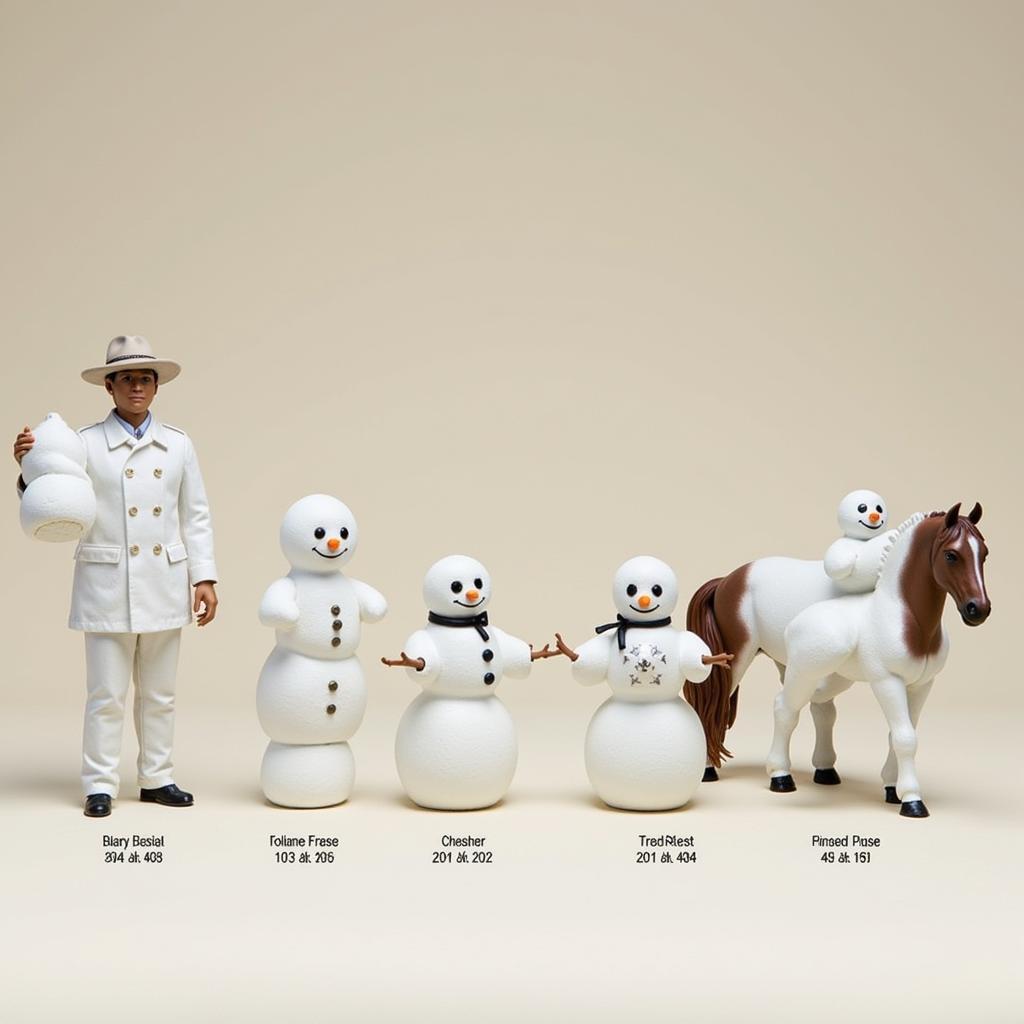 Snowman Breyer Horse Variations Comparison