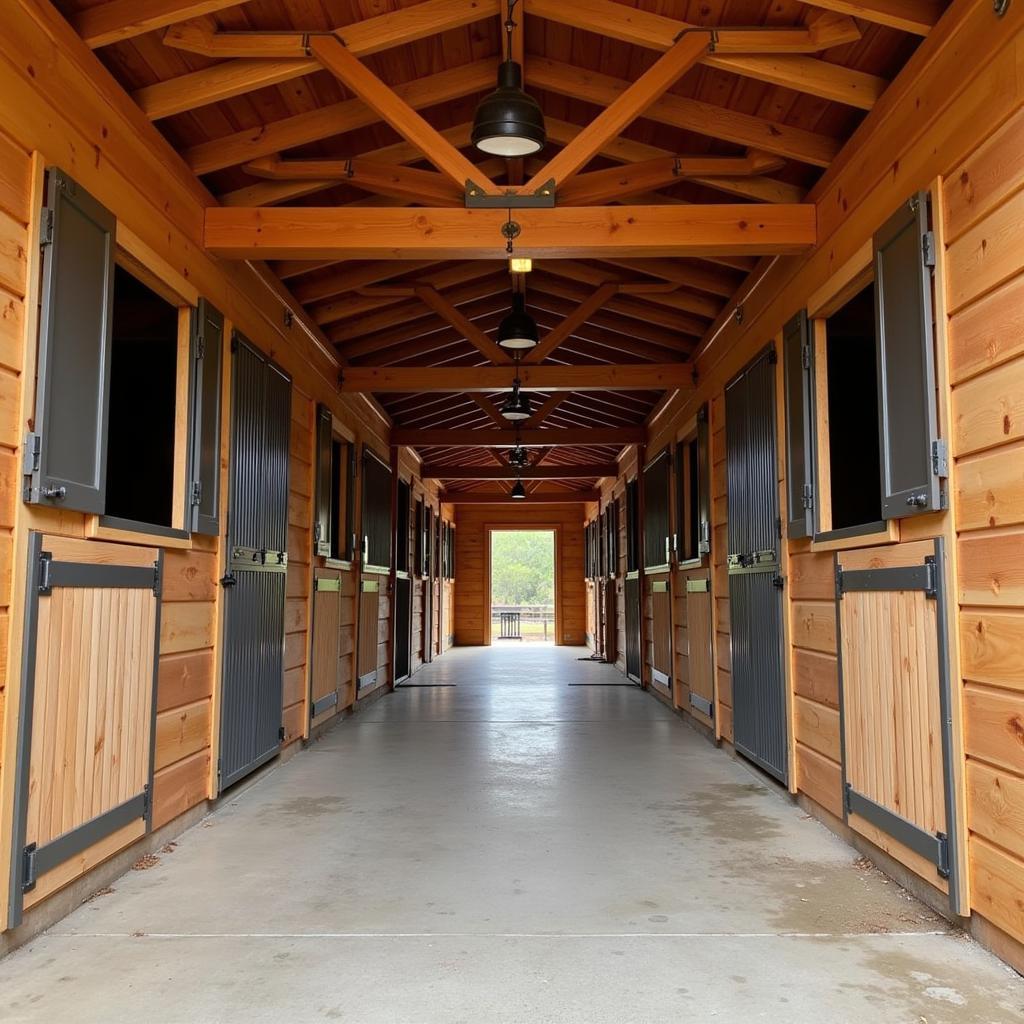 Horse Barn on South Carolina Property