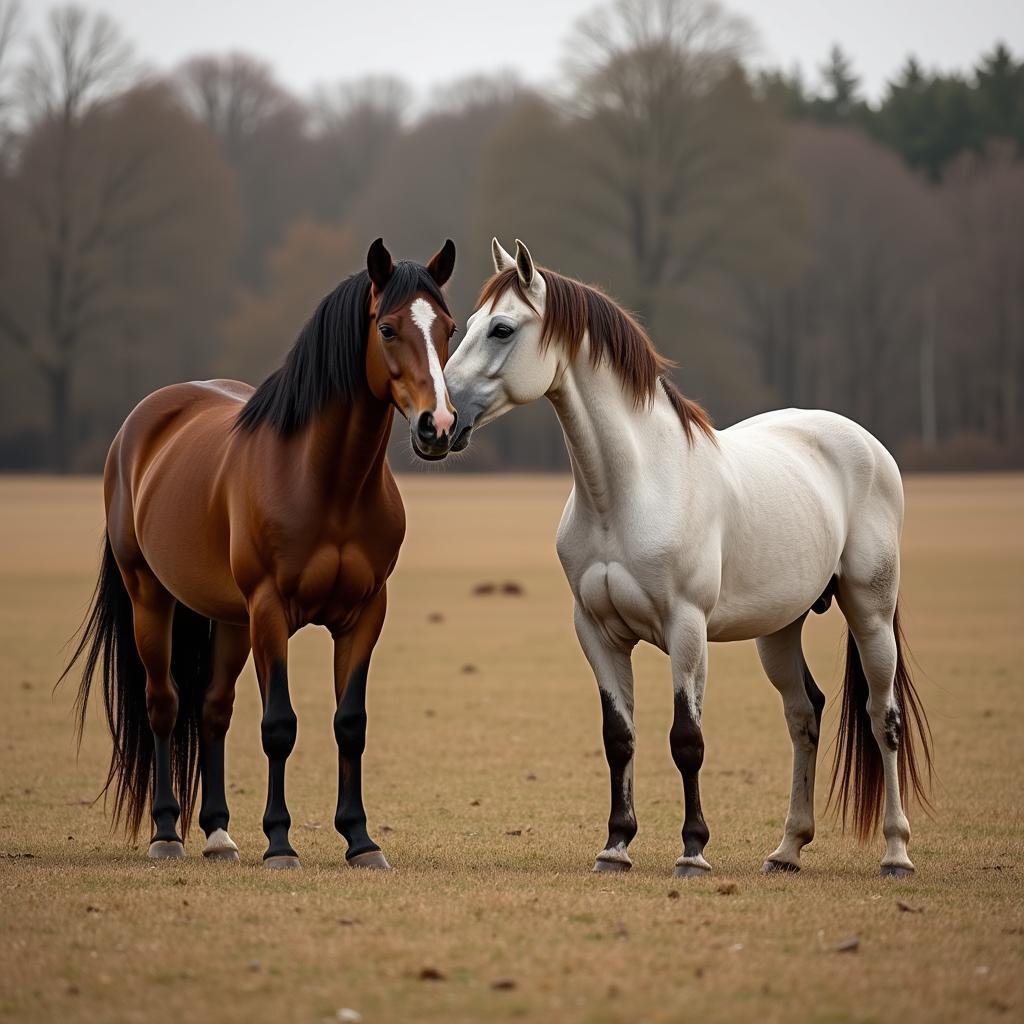 Stallion Courting Mare