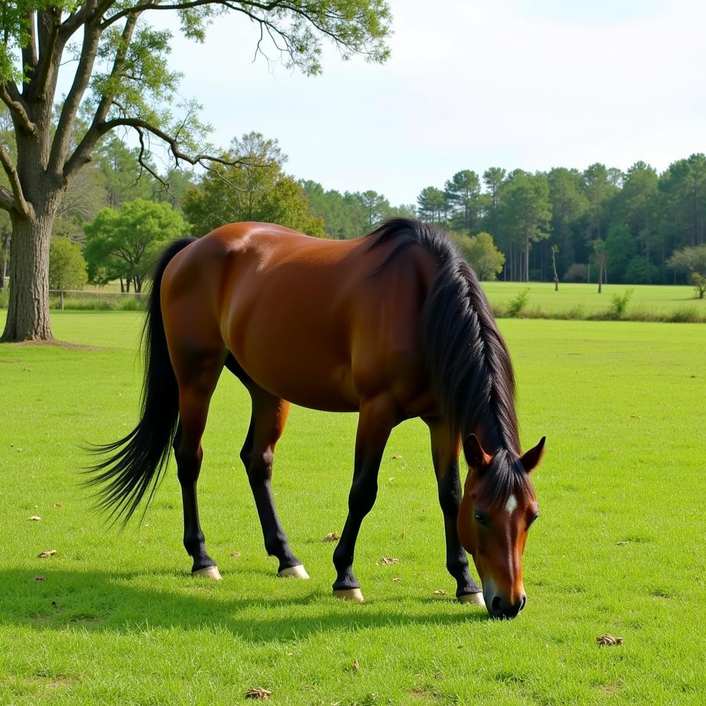 Tennessee Walking Horse on a Florida Farm