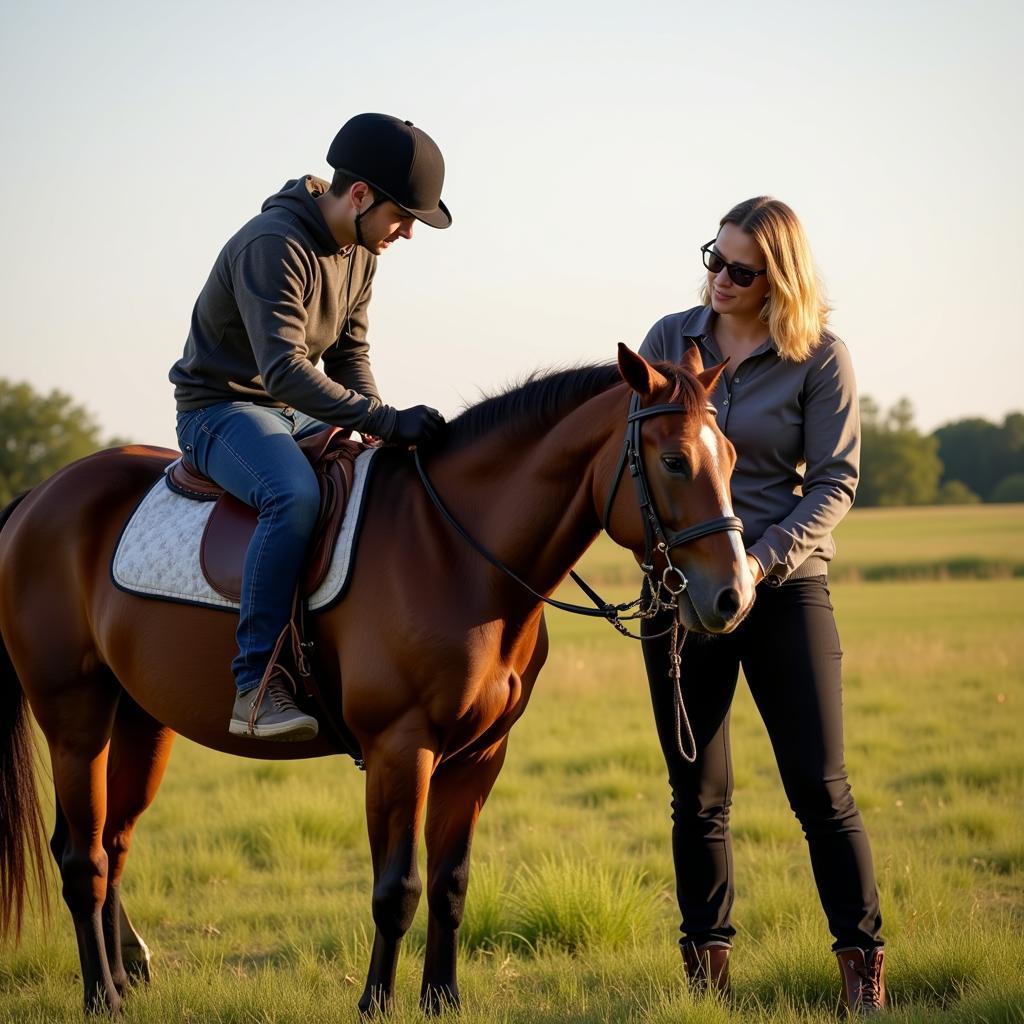 Bonding with a New Horse in Topeka