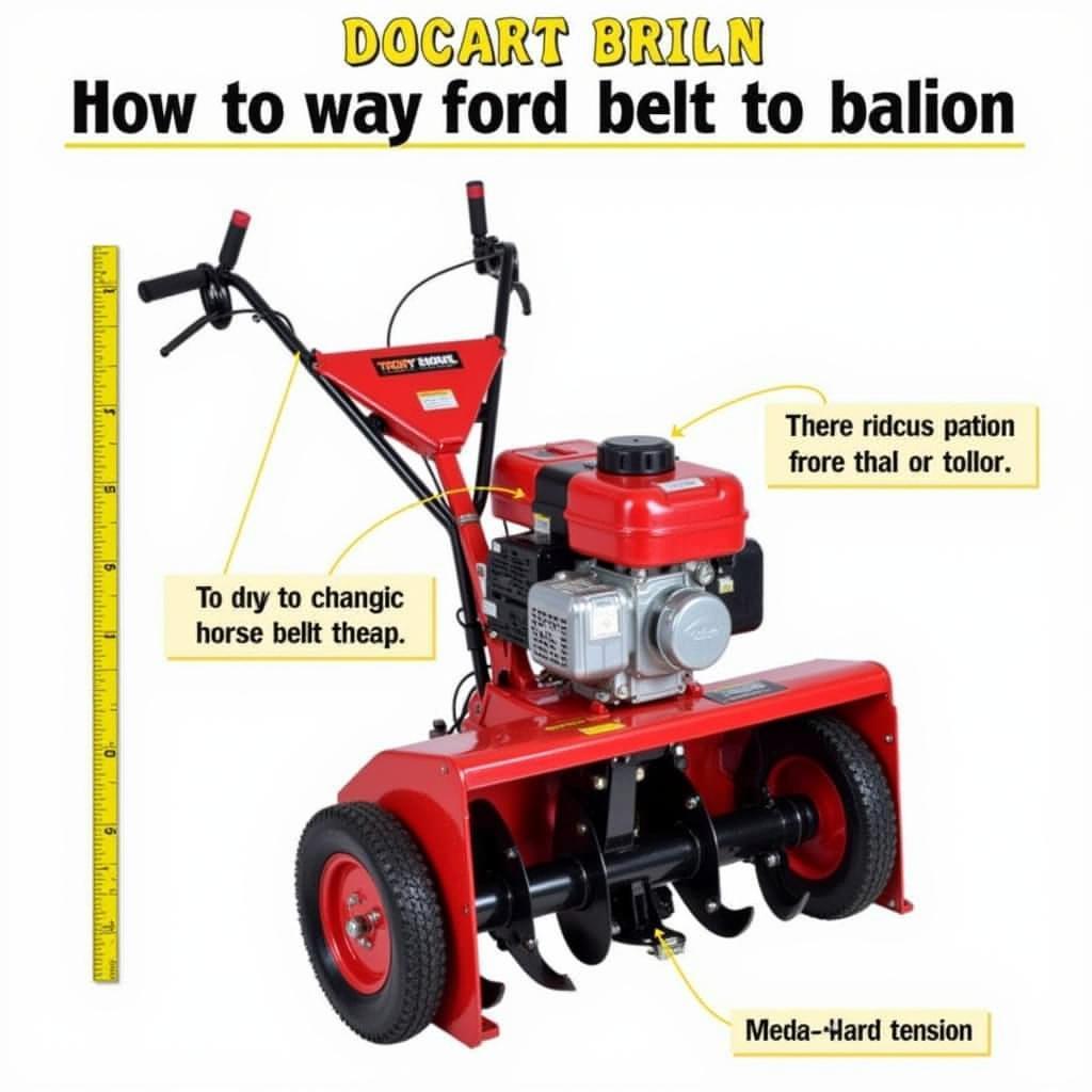 Checking the Belt Tension on a Troy-Bilt Horse Tiller