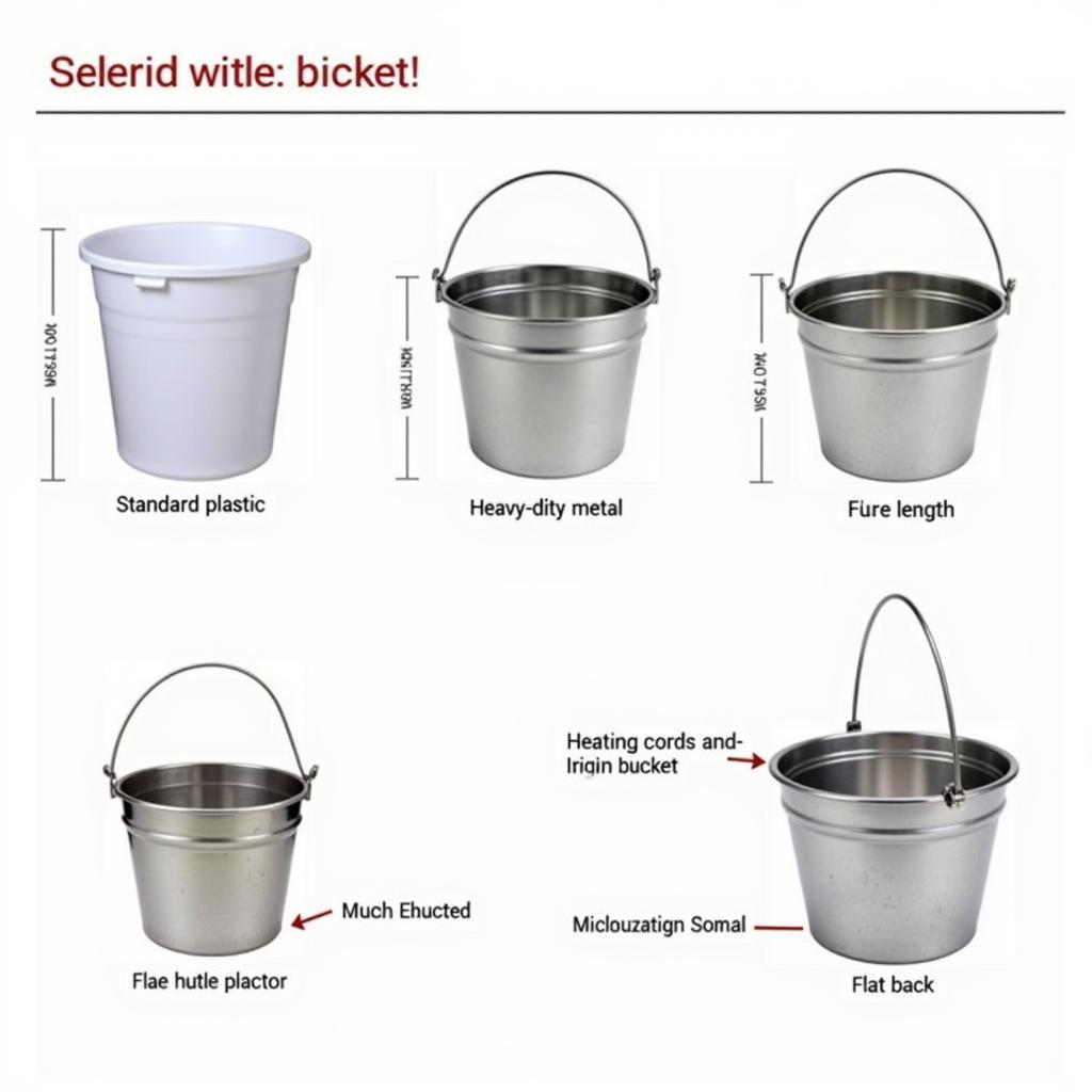 Different Styles of Heated Buckets for Horse Stalls