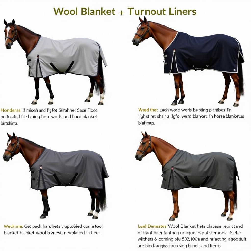 Types of Wool Horse Blankets