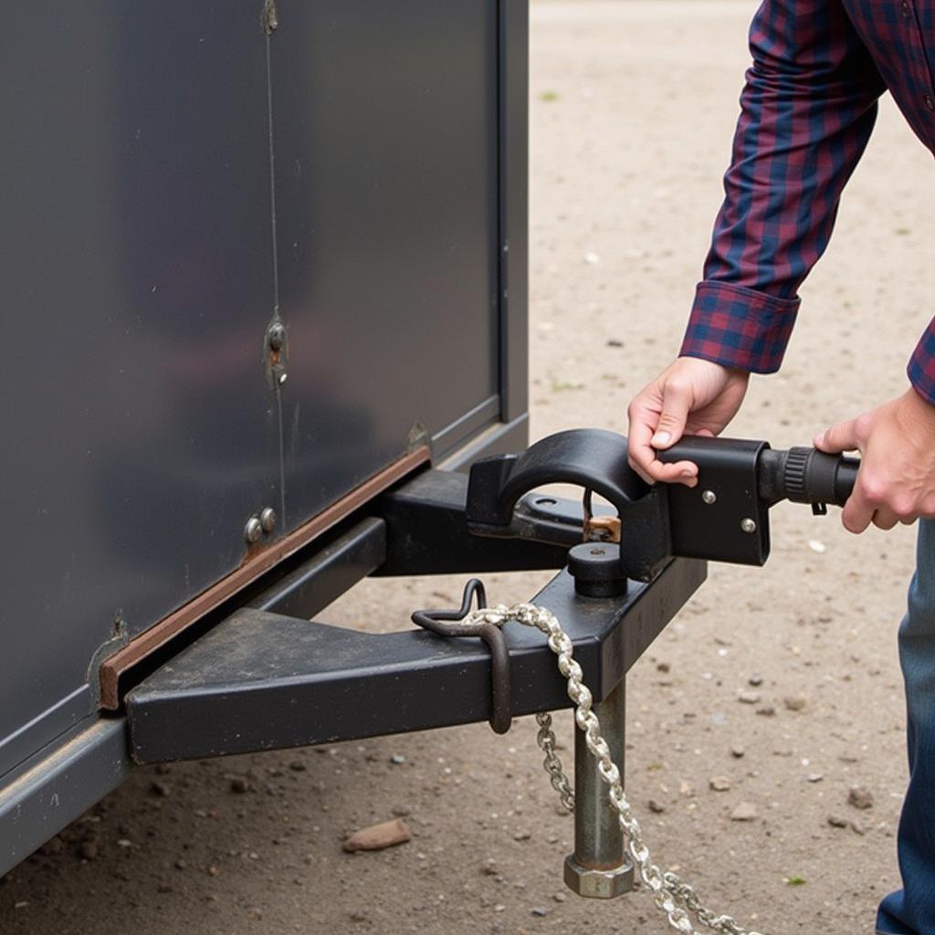 Inspecting a Used 4 Horse Bumper Pull Trailer