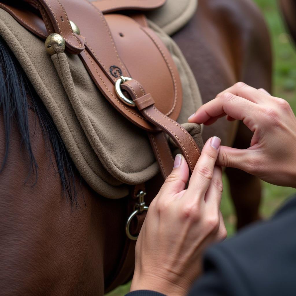 Inspecting Used Horse Panniers for Wear and Tear