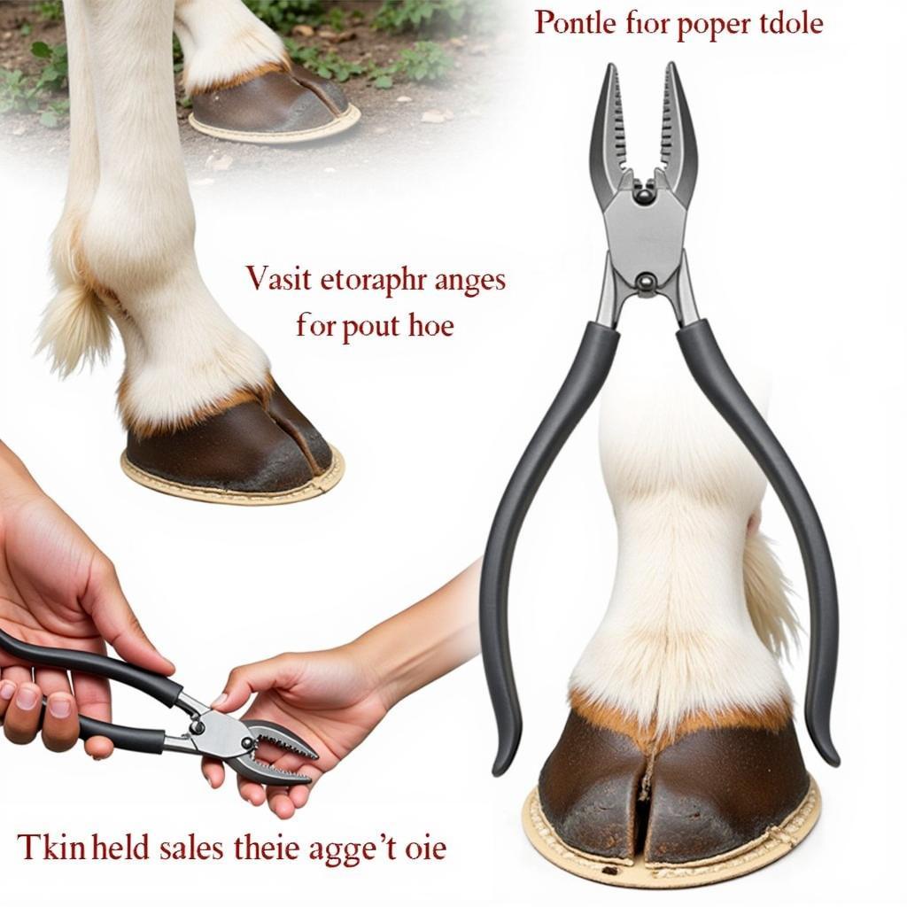 Proper Technique for Using Horse Hoof Nippers