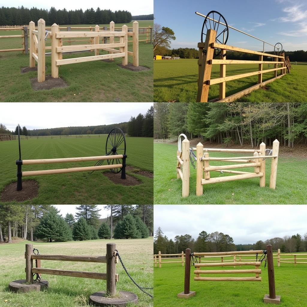 Different Styles of Hitching Rails