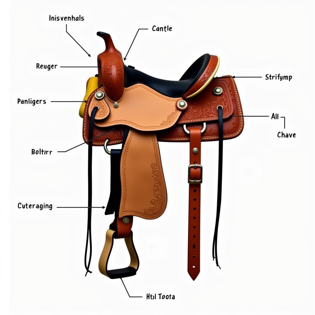 Western Saddle Anatomy