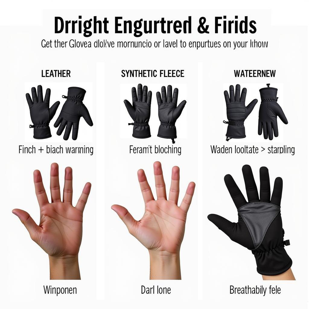 Comparing Winter Riding Glove Materials