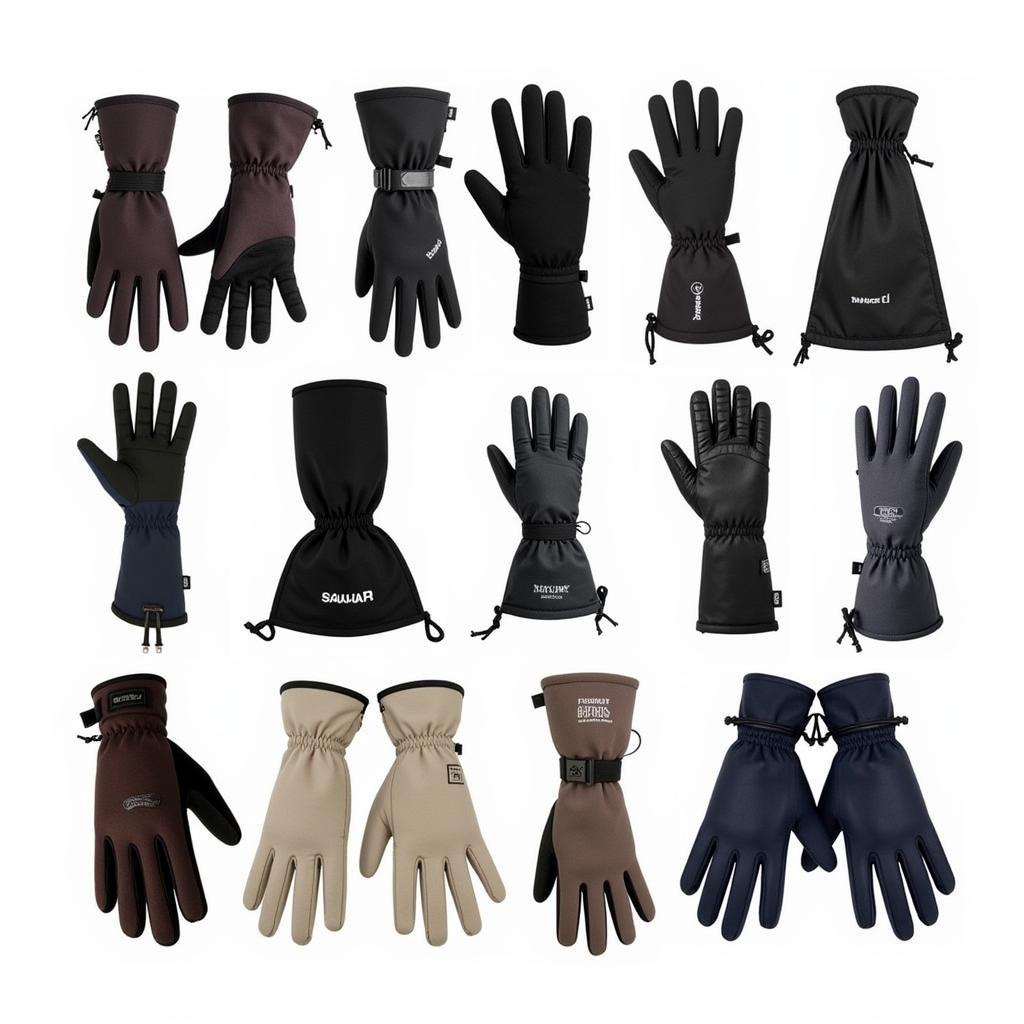 Variety of Winter Horse Riding Gloves