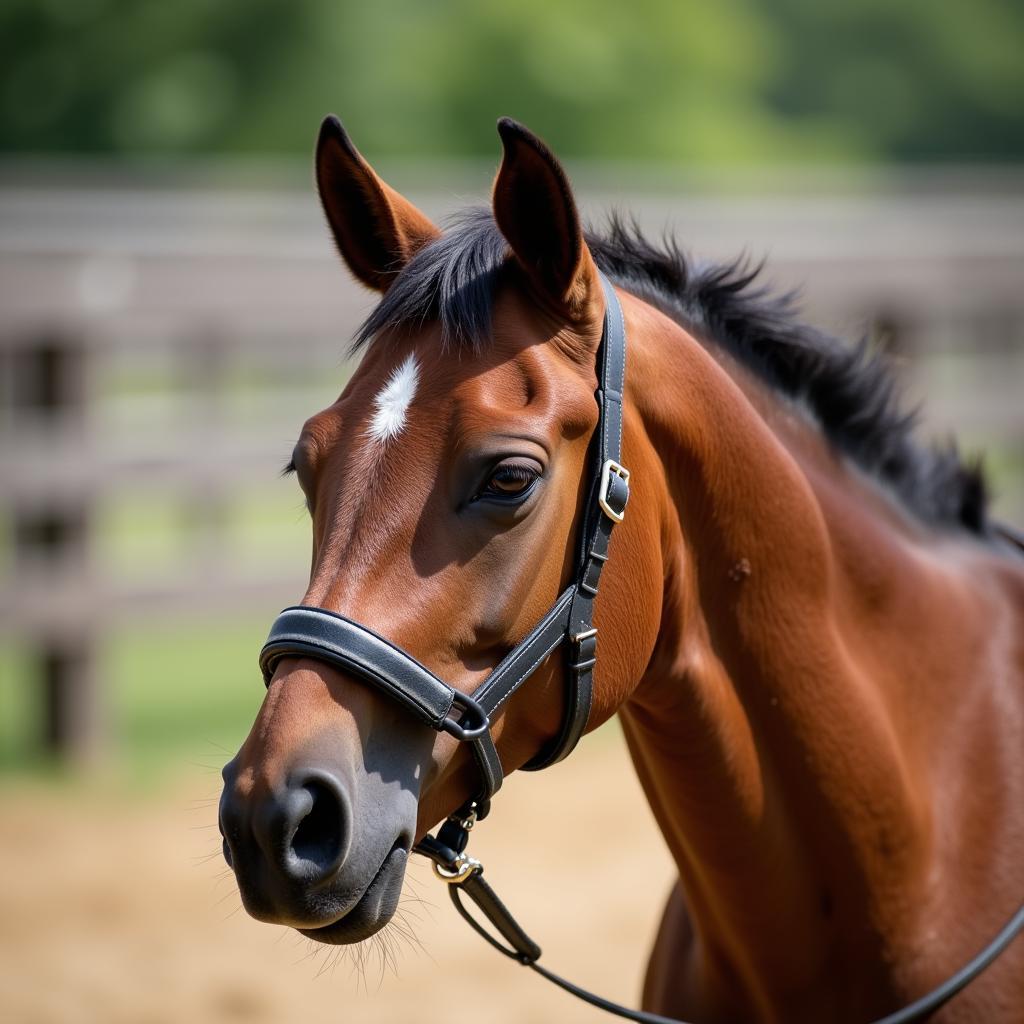 Snaffle Bit for a Young Horse