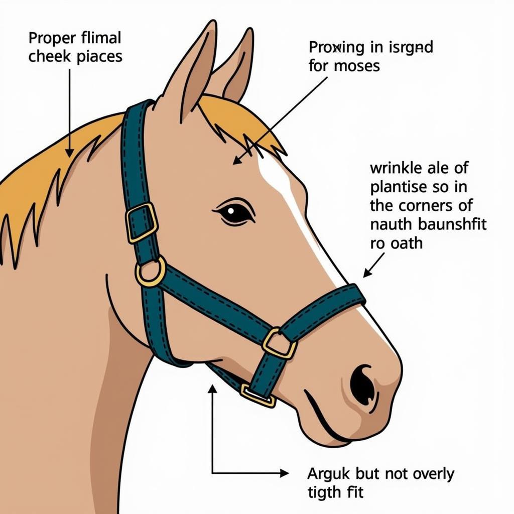 Properly Adjusting Cheek Pieces on a Horse Bridle