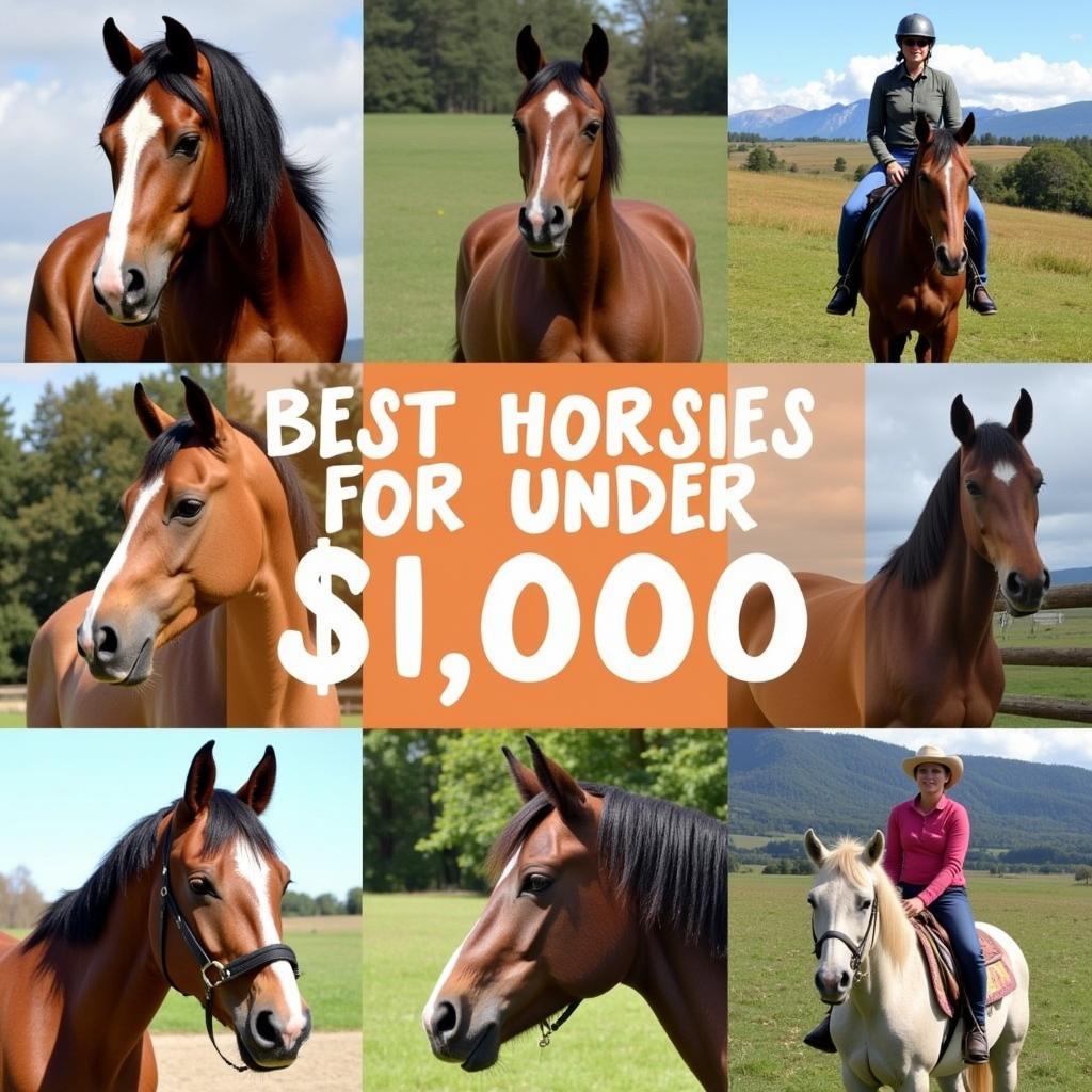 Affordable Horses Under $1000: Finding Your Dream Horse on a Budget