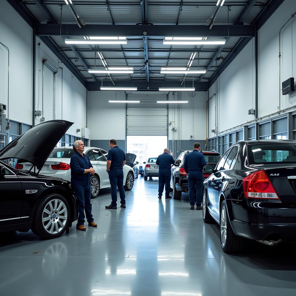 Inside a Reputable Auto Repair Shop