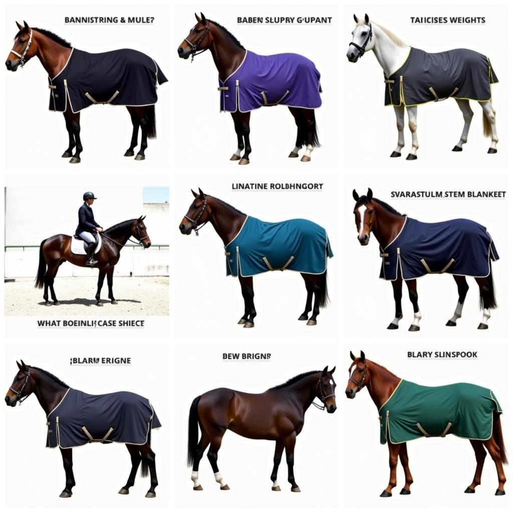 Different Styles of Baker Horse Blankets