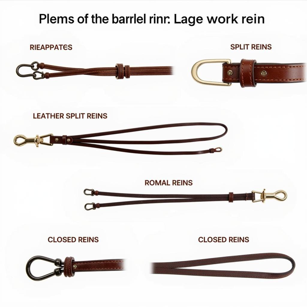 Different Types of Barrel Horse Reins