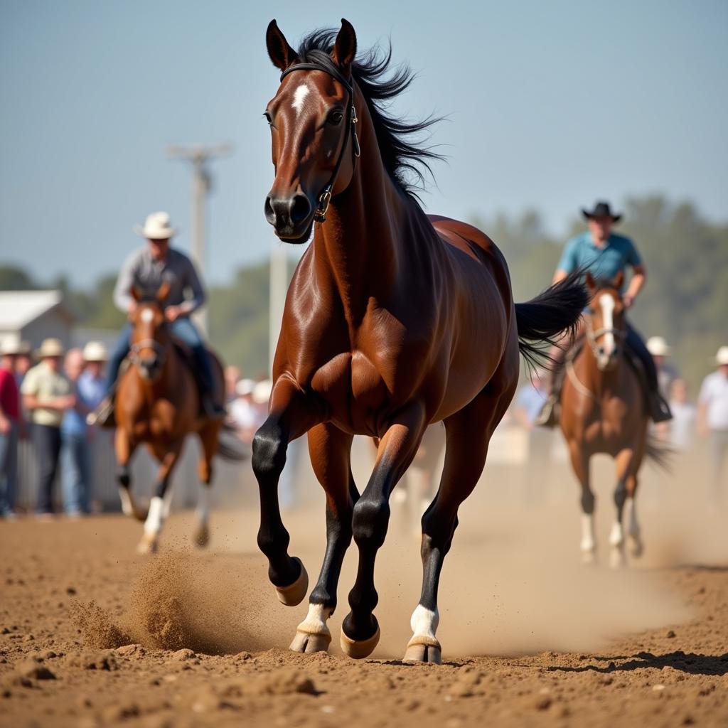 Blackburn Quarter Horse Racing at a local competition