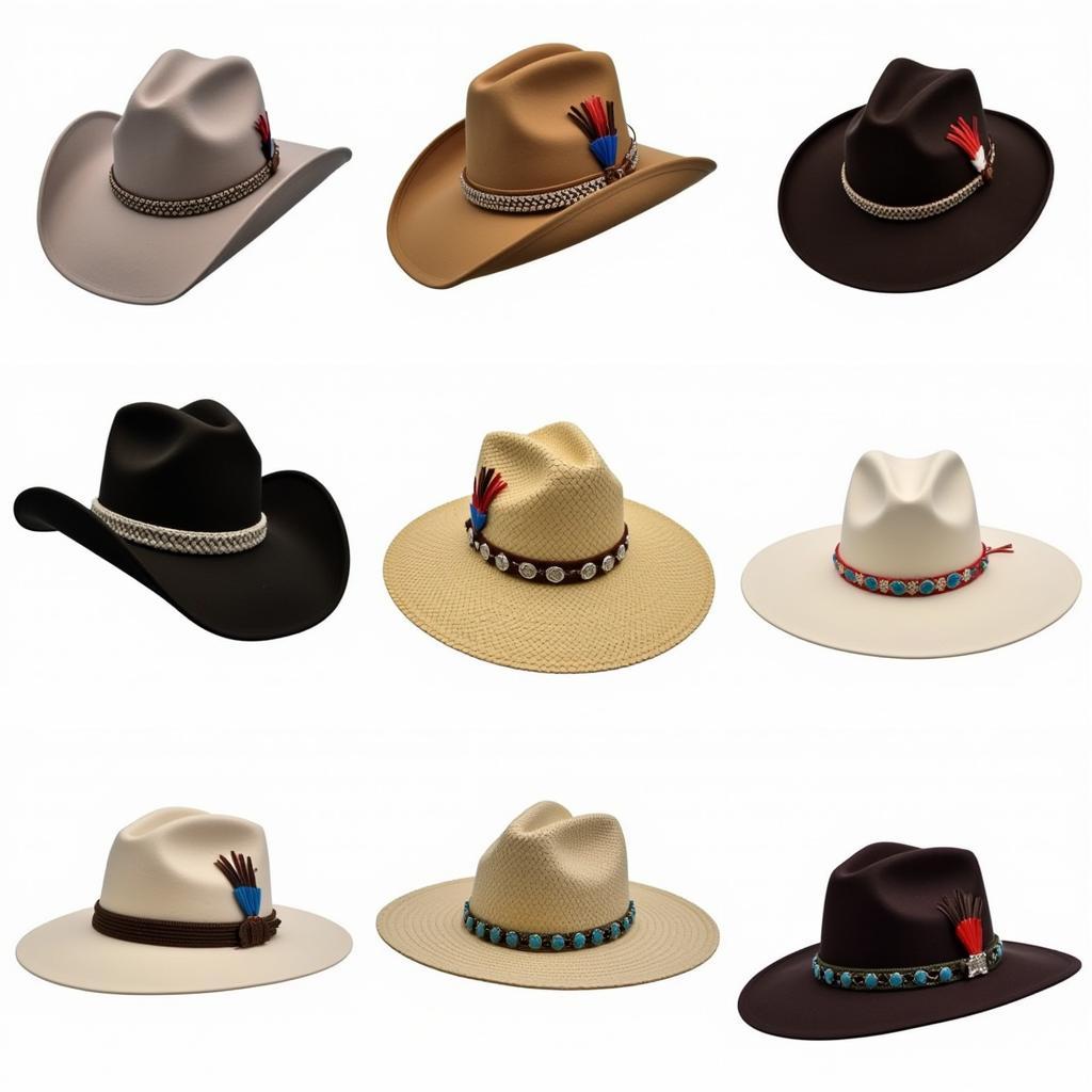 Different Charlie 1 Horse Cowboy Hat Styles