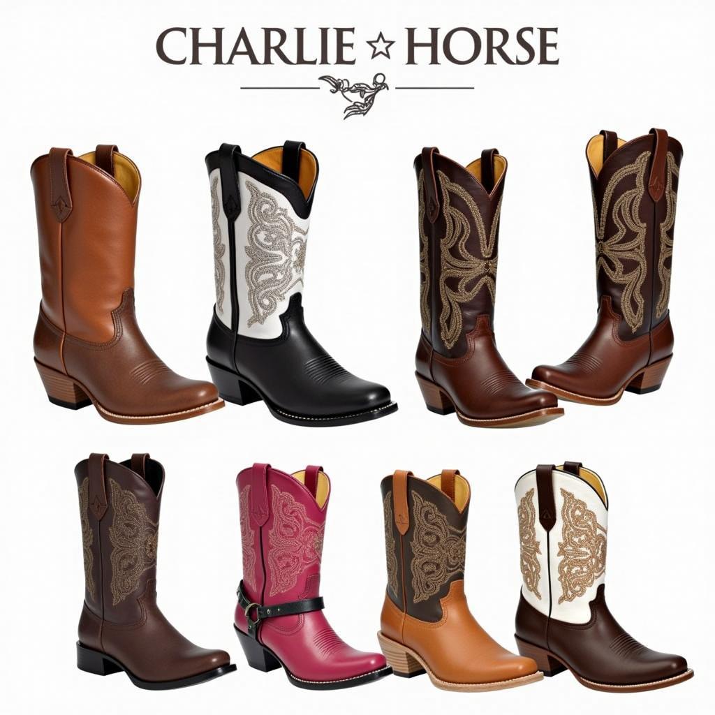 Different Styles of Charlie Horse Cowboy Boots