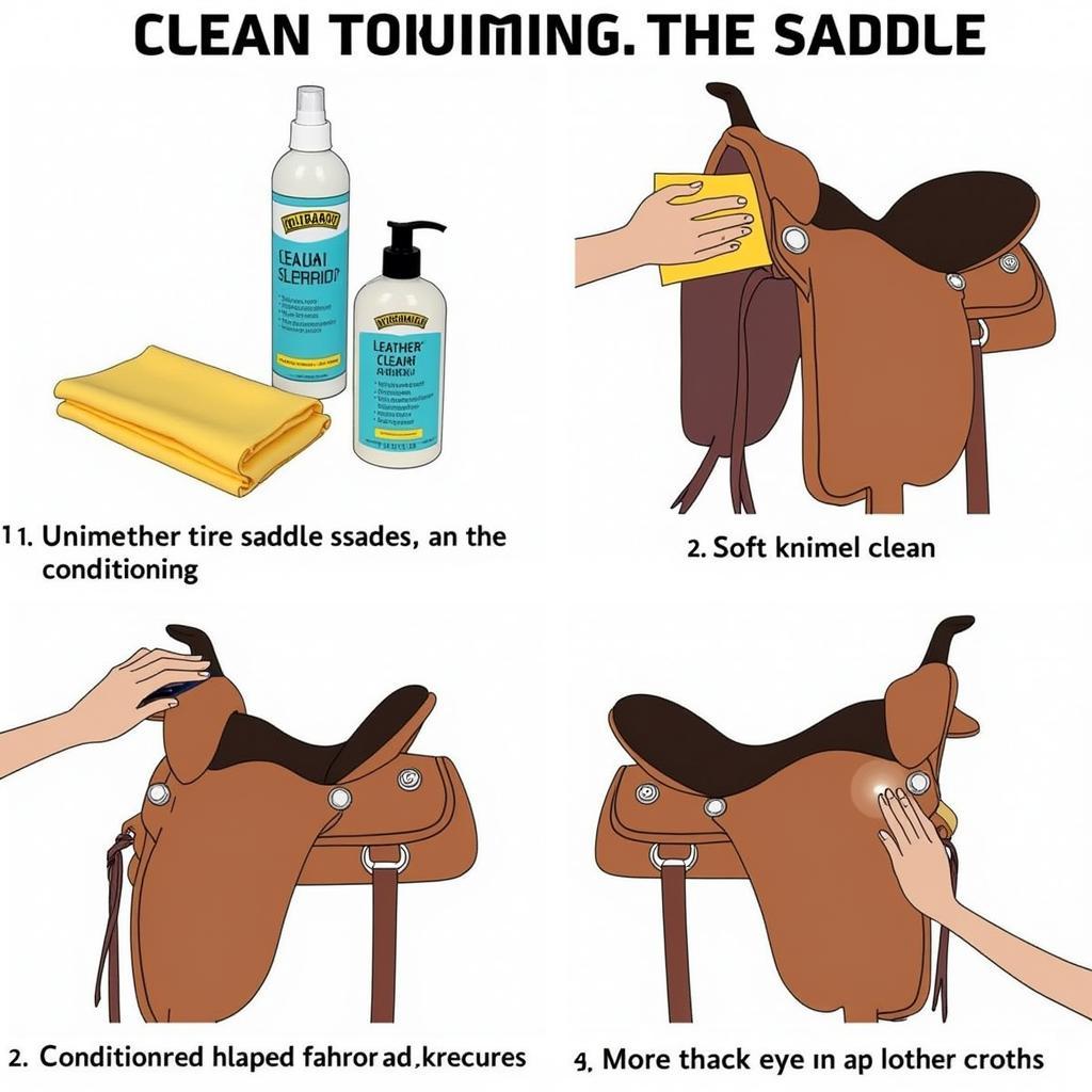 Cleaning and Conditioning Eldorado Saddle