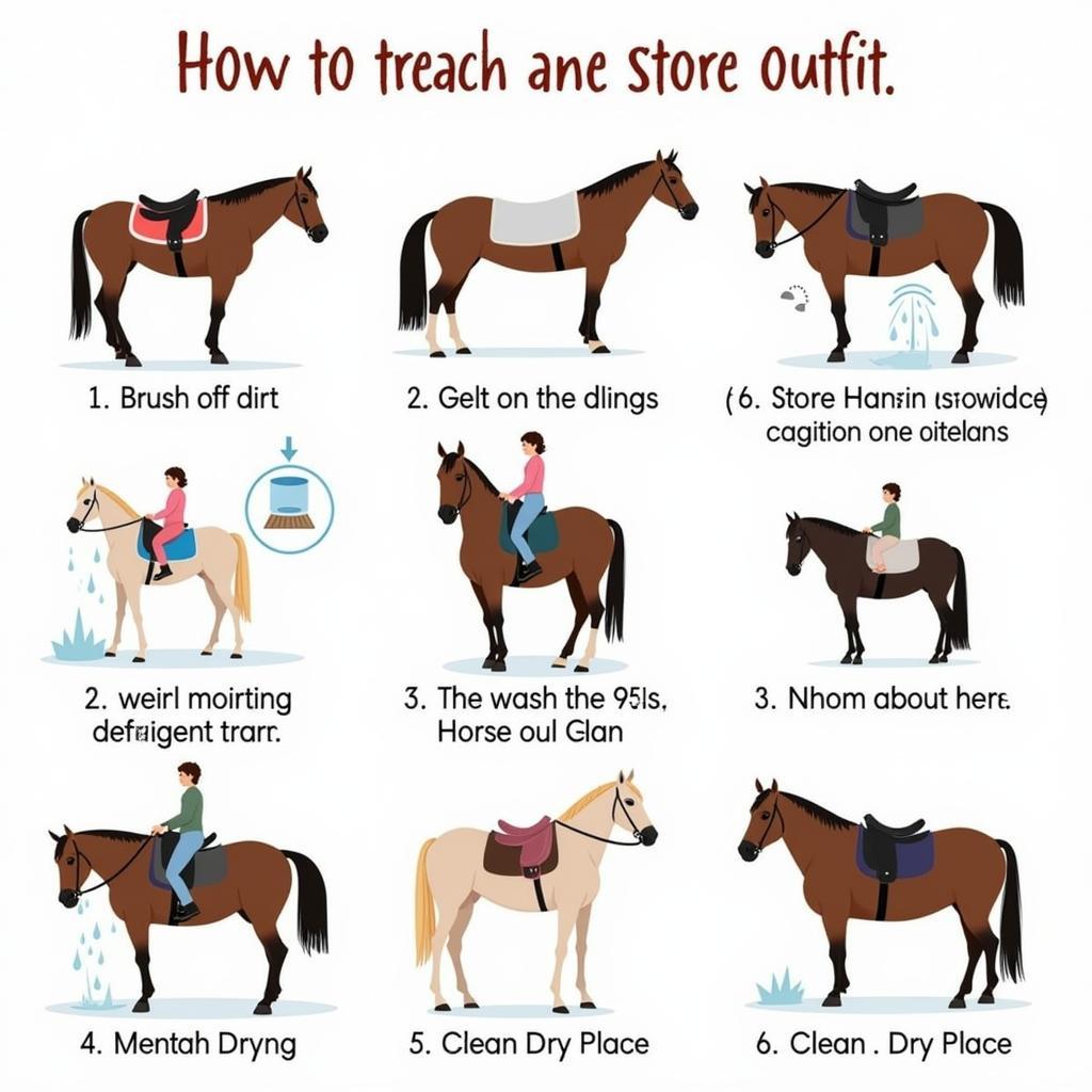 Cleaning and Storing Horse Outfits Properly