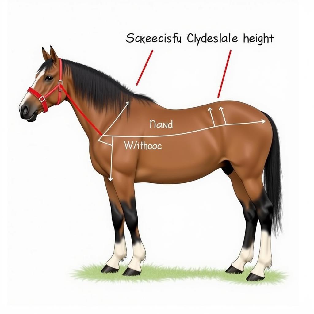 Clydesdale Horse Height Measurement