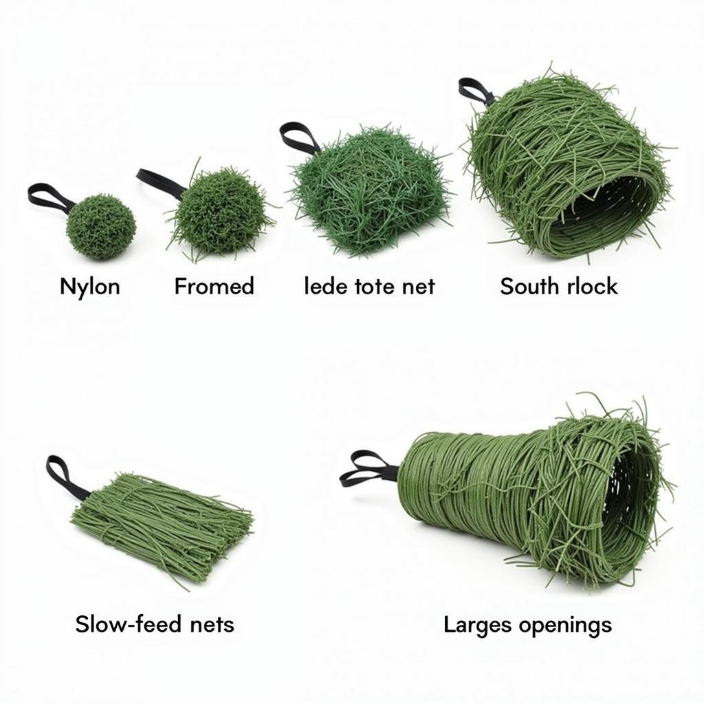 Different Types of Hay Nets for Horses