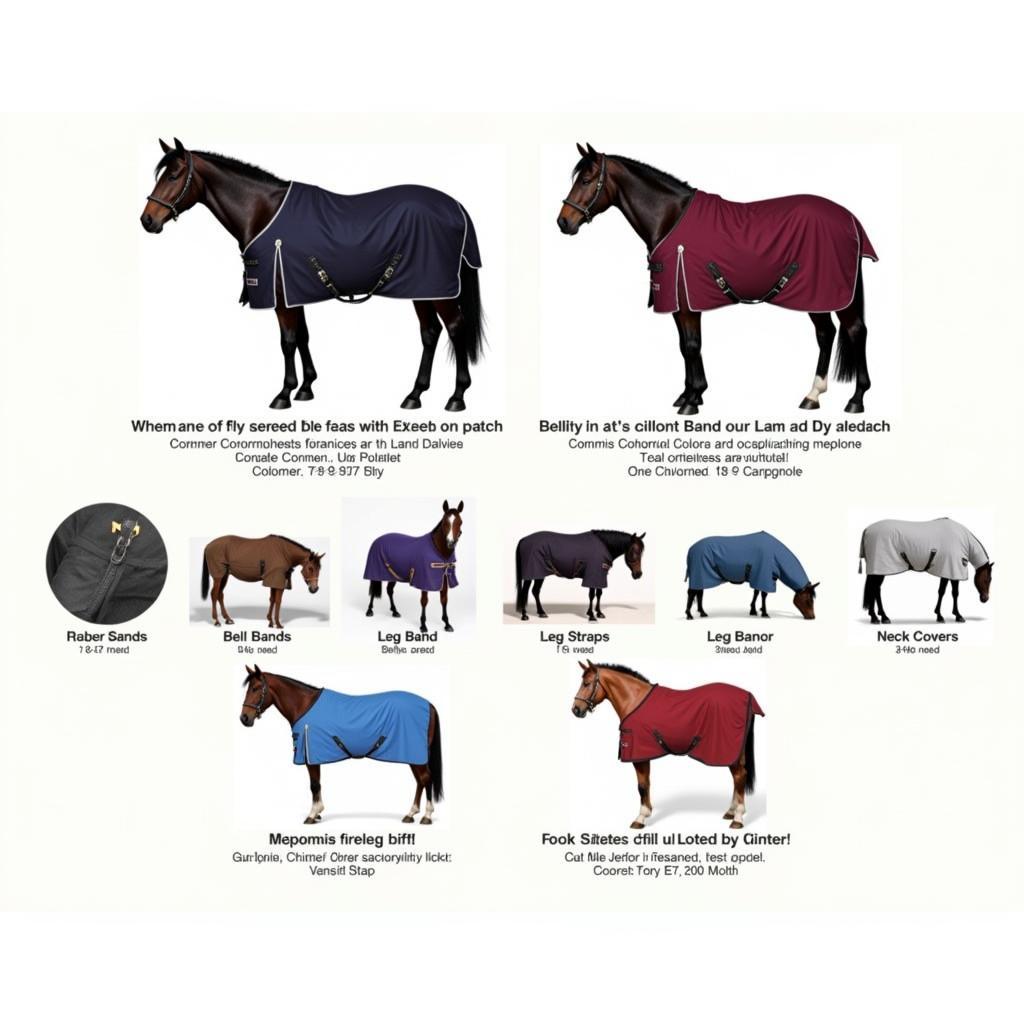 Different Types of Fly Sheets for Horses