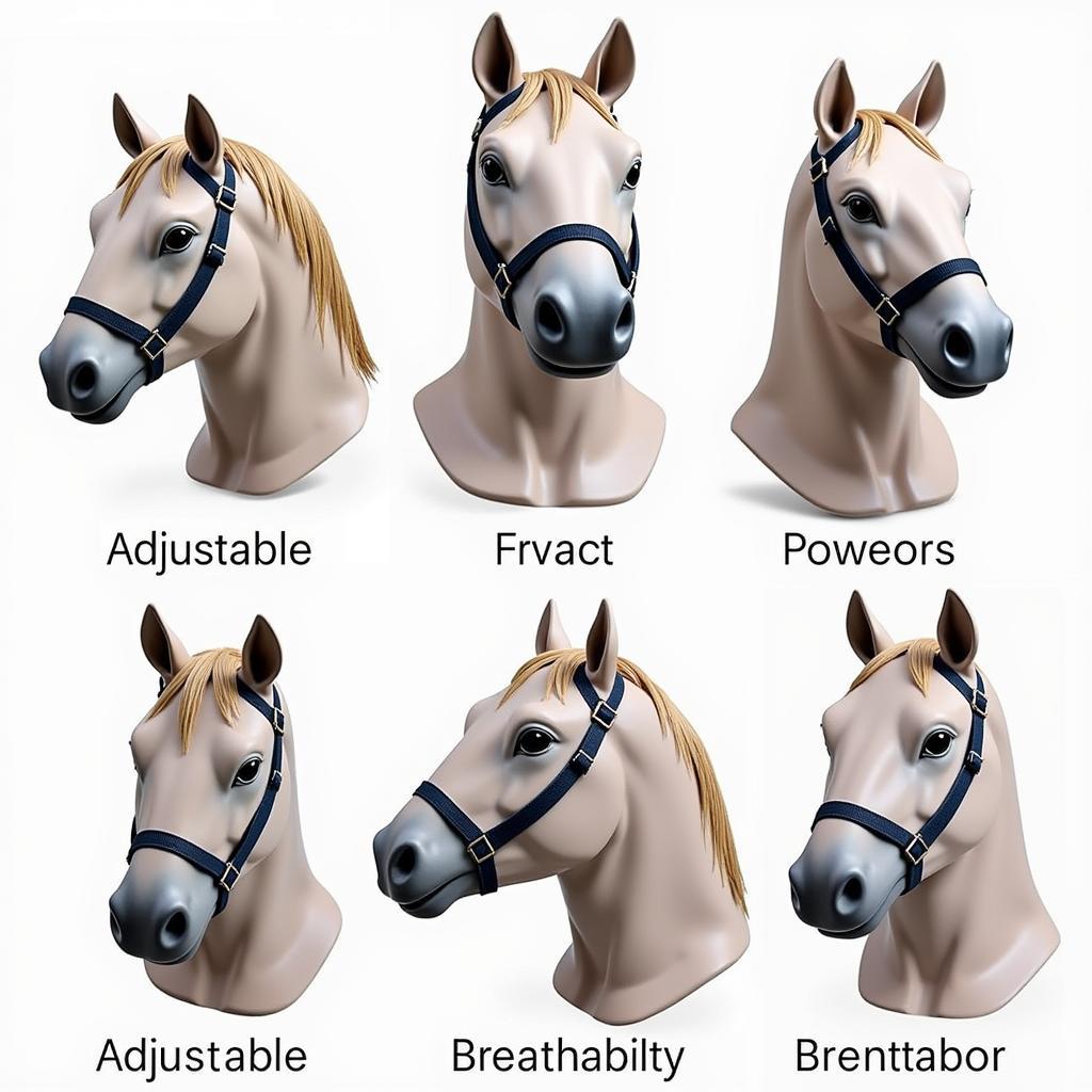 Variety of Uveitis Horse Masks