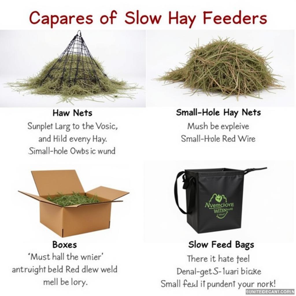 Different Types of Slow Hay Feeders