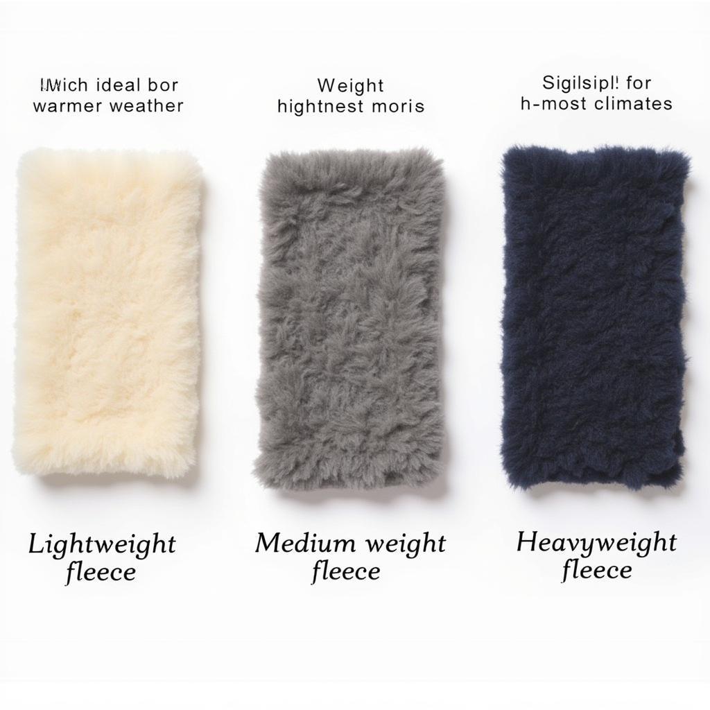 Comparing different fleece weights for horse coolers