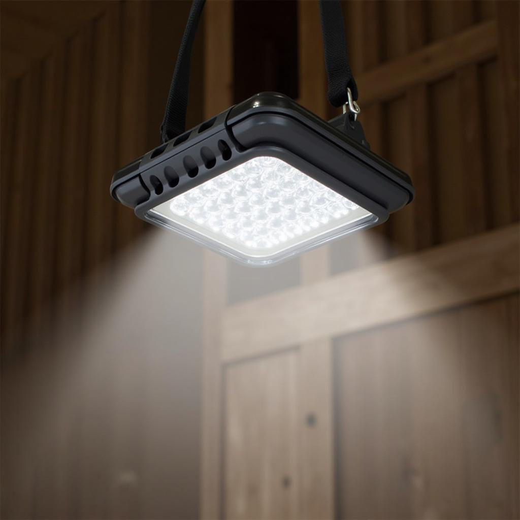 Durable, shatterproof lights are essential for a safe horse stall environment.