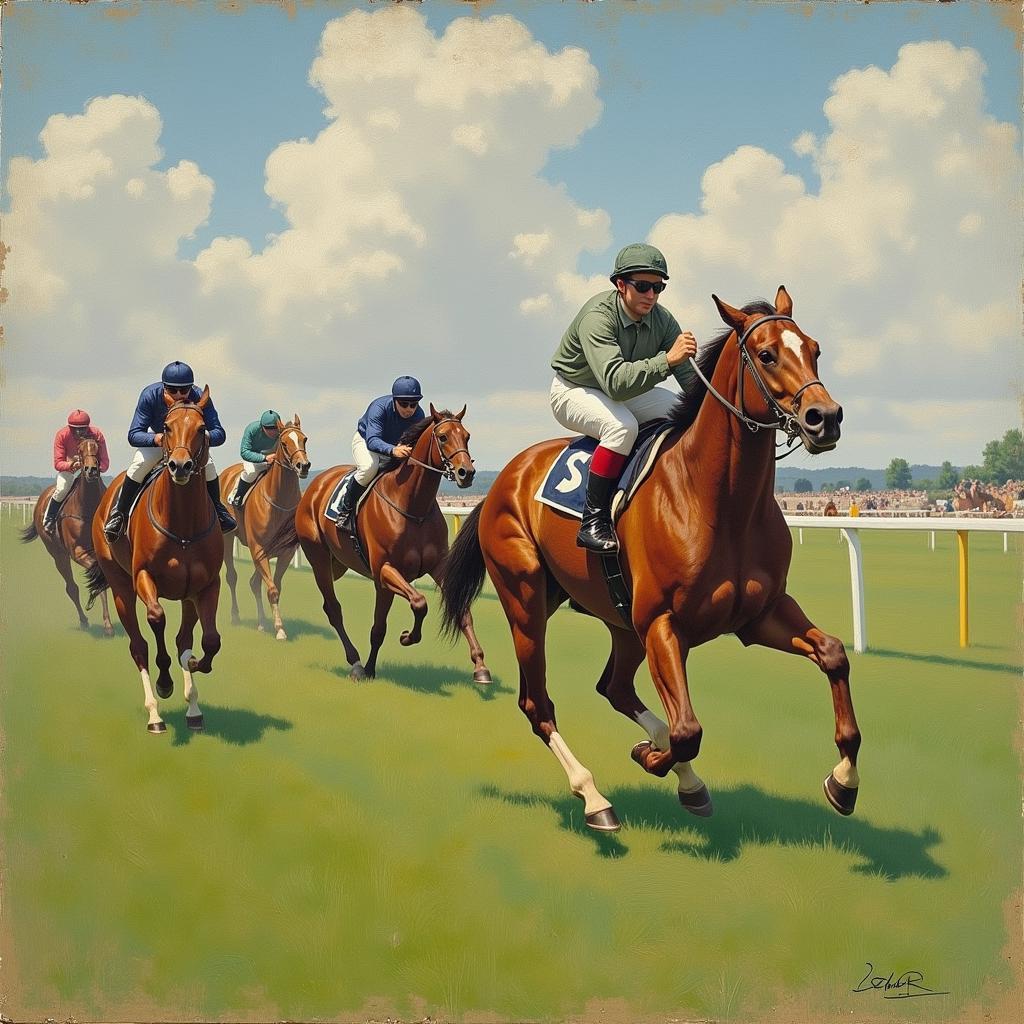 Edgar Degas' Impressionistic Horse Racing Paintings