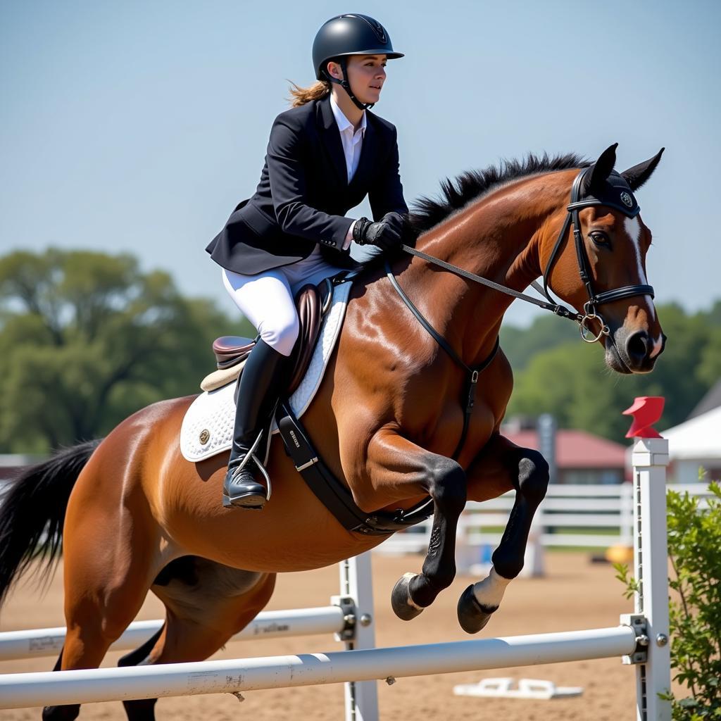 English Saddlery: The Jumping Saddle