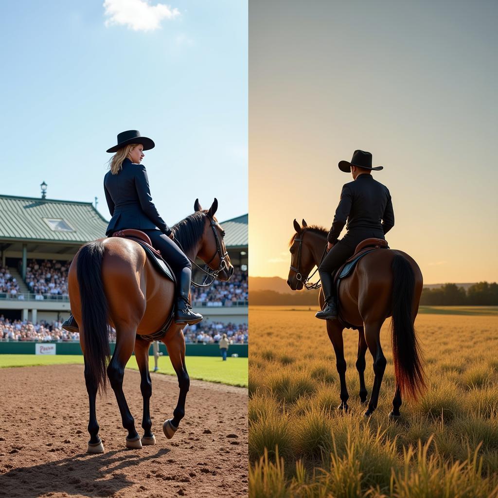 English vs. Western Riding Styles