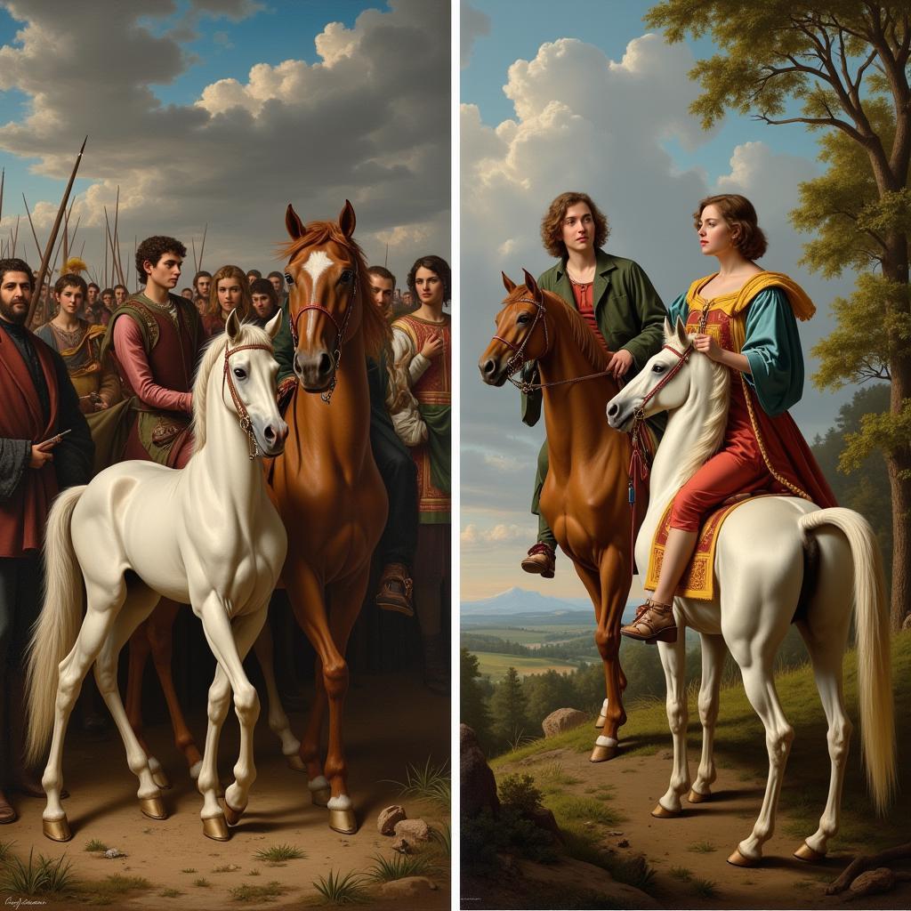 Horses in Renaissance and Romantic Art