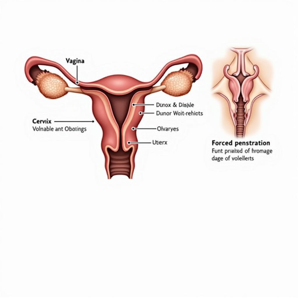 Diagram of Equine Reproductive Tract