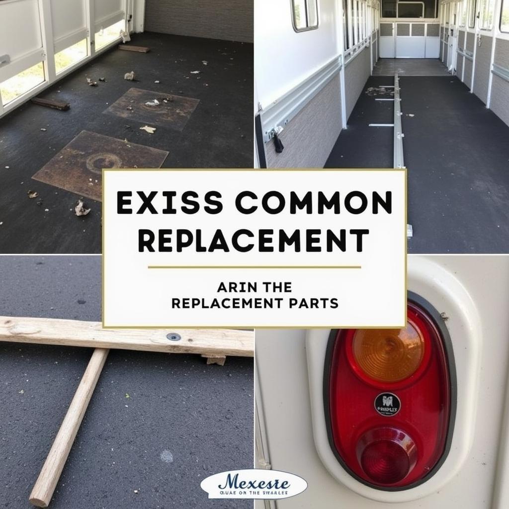 Common Exiss Horse Trailer Replacement Parts: Lights, Flooring, Ramps