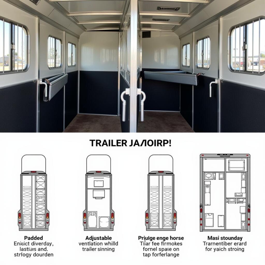 Four Horse Trailer Features