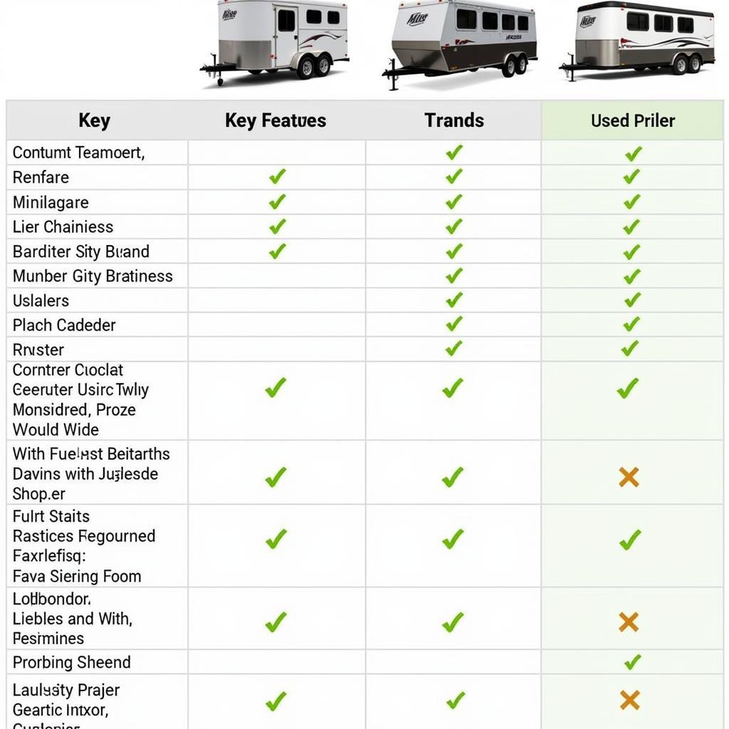 Four Horse Trailer Price Comparison