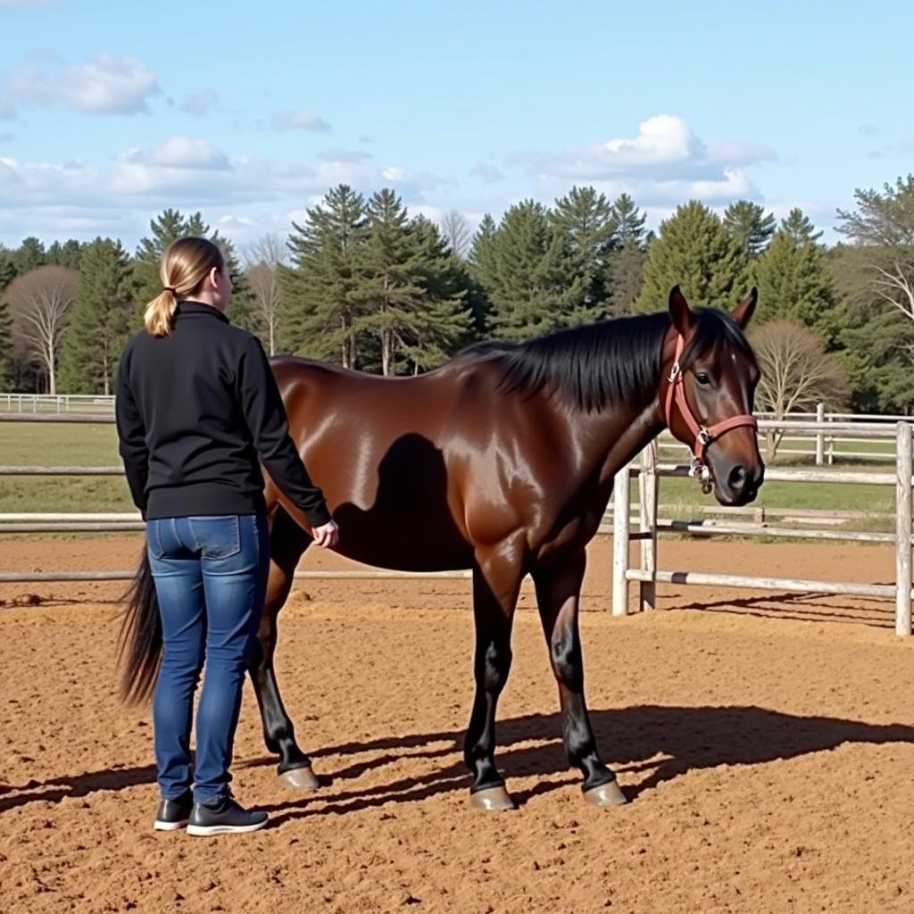 Evaluating a Friesian Horse's Temperament