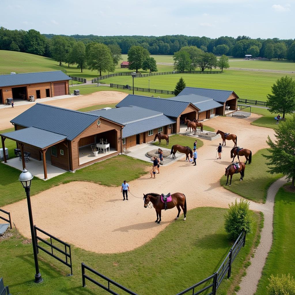 Luxury Horse Boarding Facility