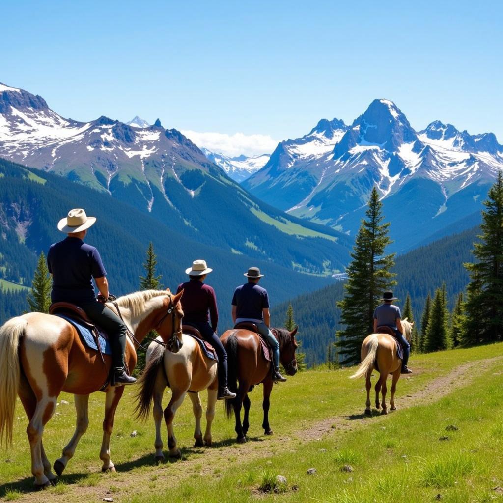 Glacier Lodge Kicking Horse Trail Riding